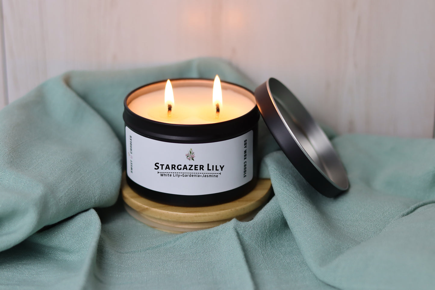 STARGAZER LILY - Sweet U Candles 