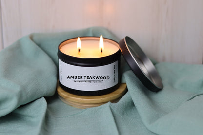 AMBER TEAKWOOD - Sweet U Candles 