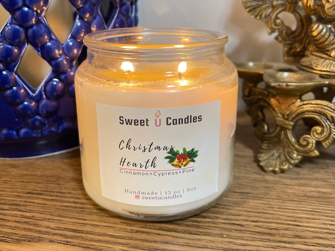 Full melt pool on a soy wax candle