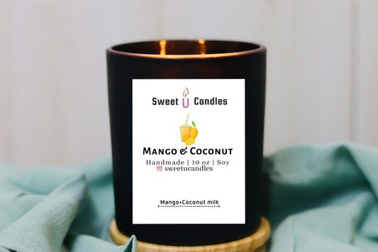 MANGO & COCONUT MILK - Sweet U Candles 