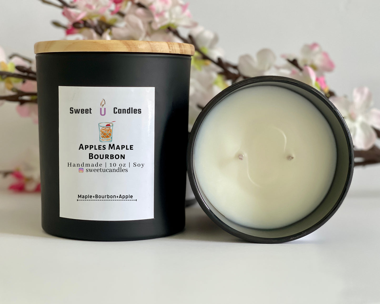 Apple and Maple Bourbon - Sweet U Candles 